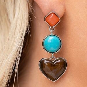 Desertscape Debut - Brown Earrings